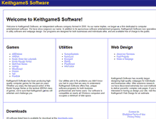 Tablet Screenshot of keithgames.keithschwarz.com